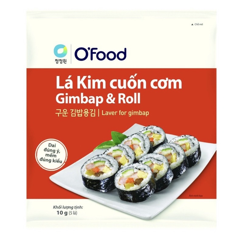 Lá rong biển  cuộn cơm Gimbap & Roll hàng Việt Nam phân phối