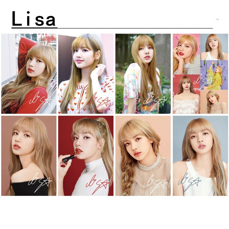 Hộp ảnh blackpink hộp ảnh LISA xinh xắn