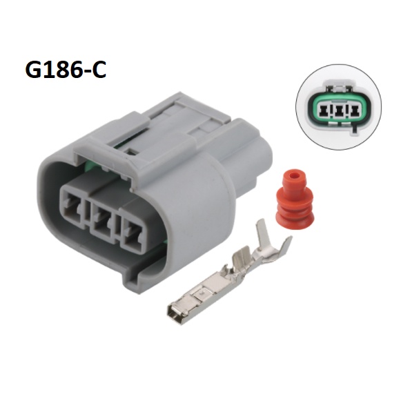 G186-Giắc cắm cảm biến tốc độ trục cam 3 lỗ