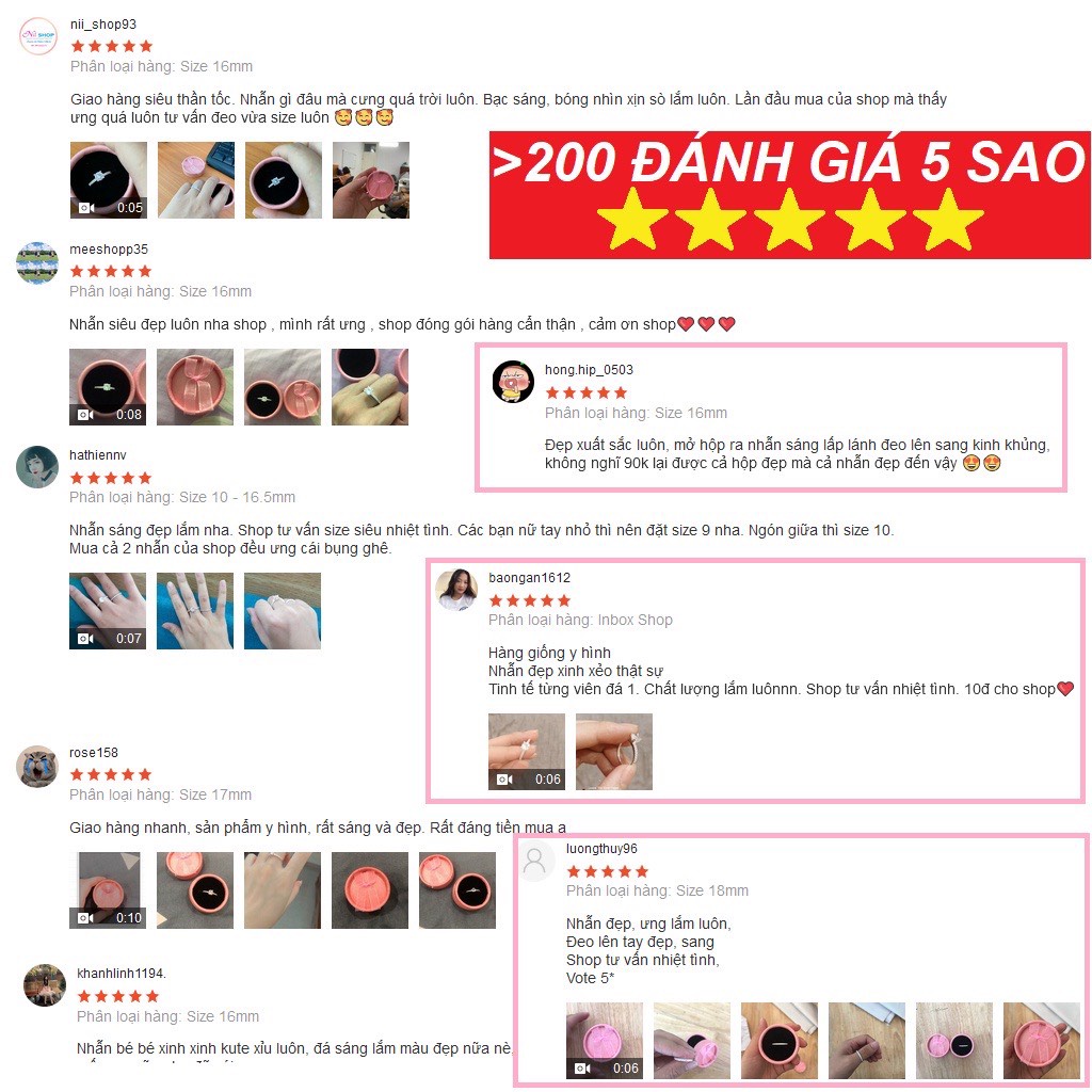 Nhẫn đôi - Nhẫn đôi bạc ta - đủ các size cho nam và nữ
