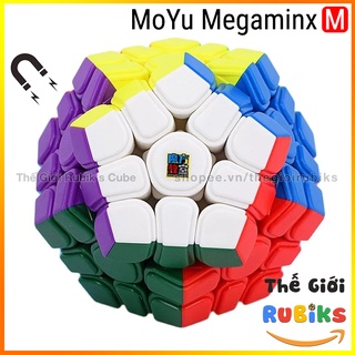 Rubik MoYu Megaminx M 3x3 Nam Châm. Biến Thể 12 Mặt Rubic MoYu Meilong Megaminx 3x3x3 Cube
