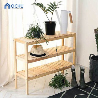 KỆ GIÀY GỖ ĐA NĂNG 2 TẦNG HÀN QUỐC - BENCH 3F - TN