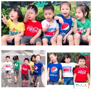 Áo thun coca fanta cho bé trai, bé gái từ 1-7y_T9.102