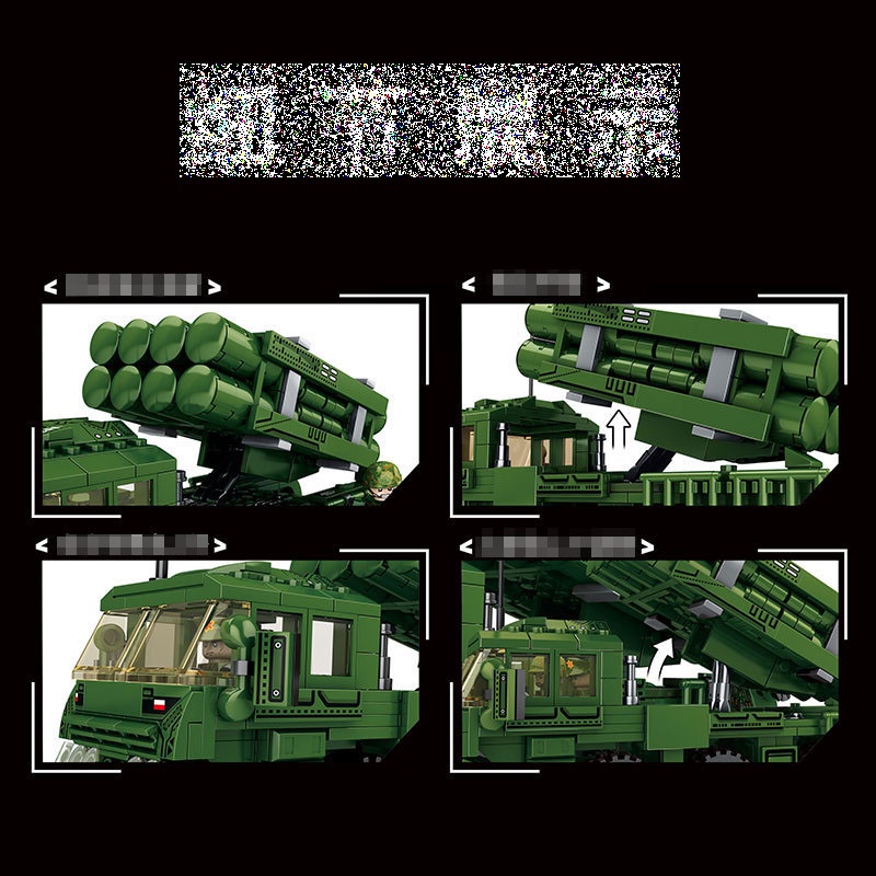 Bộ lắp ráp 81002 xe quân sự PCH191