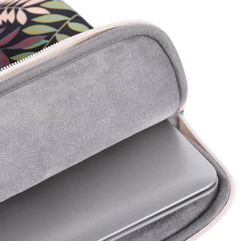 CanvasArtisan Túi vải hình hoa lá nhiều màu chống nước cho máy tính xách tay Matebook Air Pro acer dell 12 13 14 15 inch