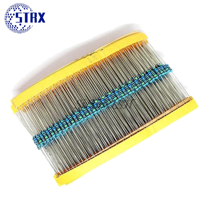 Bộ 50 Điện Trở 1% 0.25W 1, 10, 100, 1K, 10K, 100K, 1M ohm 1/4 0.25 Watt Chuyên Dụng