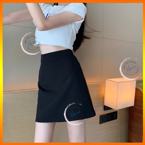 Quần Giả Váy Mini Dáng Ngắn Form A Cạp Cao Khóa Kéo Sau Chất Vitex Loại 1 Mềm Mịn Hanva