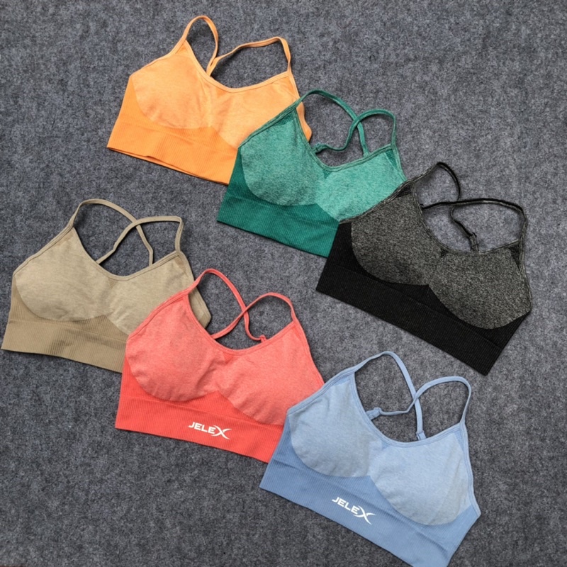 Áo Bra Tập Gym Tập Yoga Dây Chéo Sau Lưng Nhiều Mầu