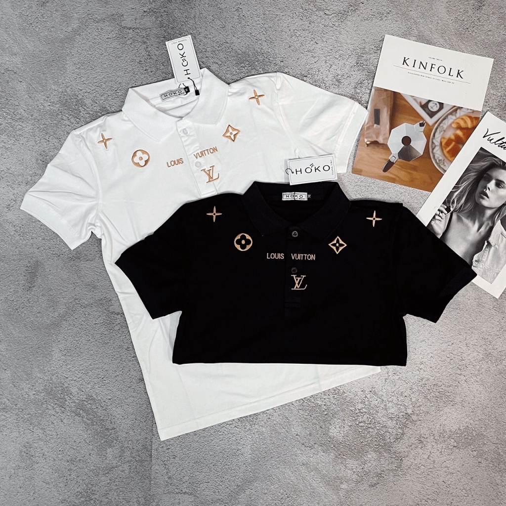 [FREE SHIP] ÁO THUN NAM POLO 2 MÀU TRẮNG ĐEN DỄ PHỐI ĐỒ ĐỦ SIZE LVN VLTN SHOP