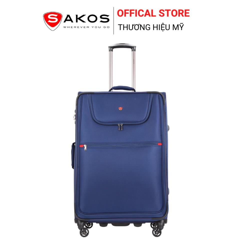 Chính hãng SAKOS Vali vải du lịch siêu nhẹ SAKOS CHAMPION 7  vali sakos size 28 29 inch