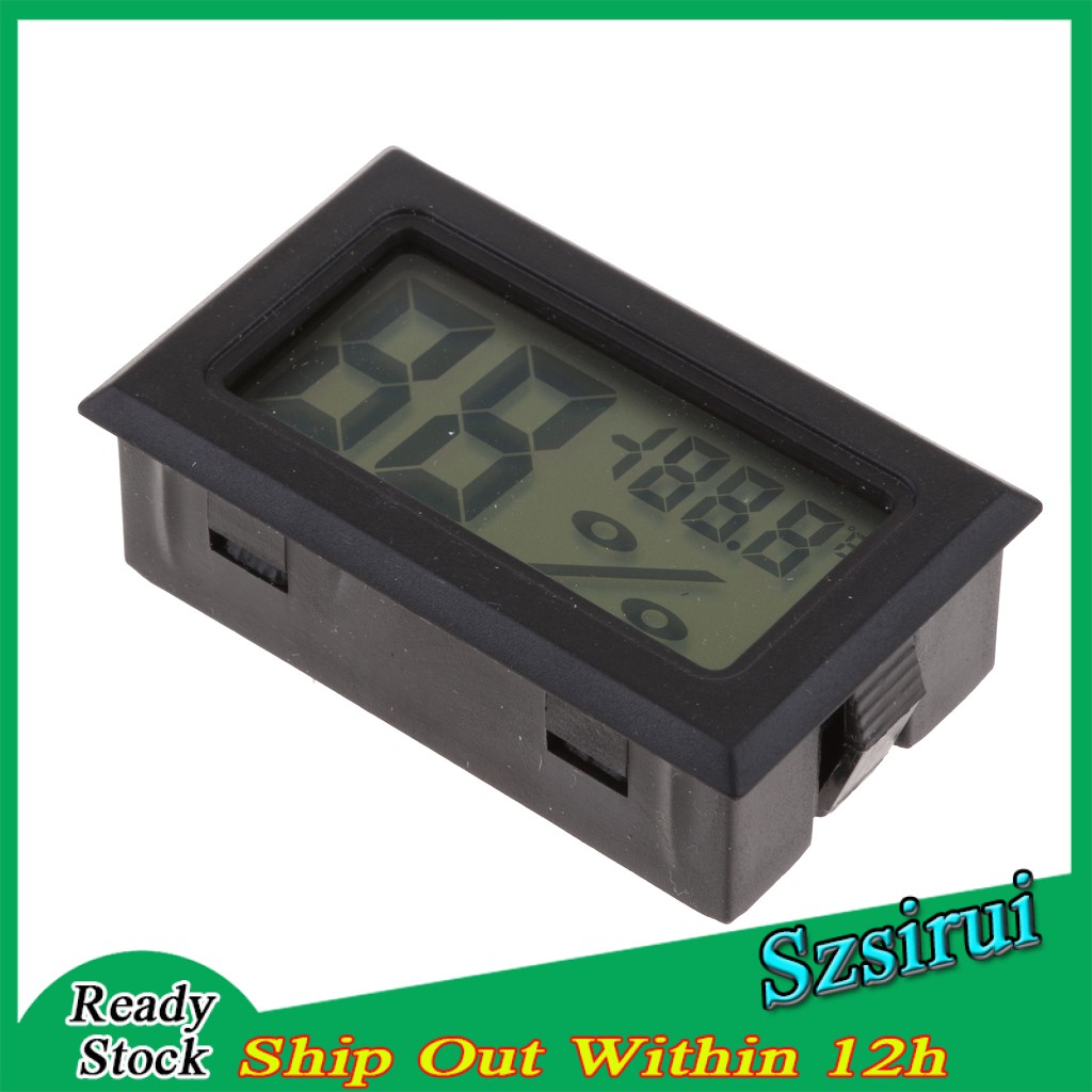 Nhiệt Kế Kỹ Thuật Số LCD Kỹ Thuật Số Đo Độ Ẩm Không Khí Trong Tủ Lạnh