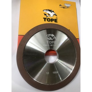 DĨA MÀI HỢP KIM TOPE 150 X 32 X 3 X 1 X 12 X 180#