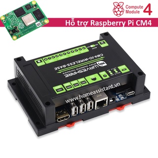 Bo mạch mở rộng máy tính mini raspberry pi cm4 -io-wireless-base plc waveshare
