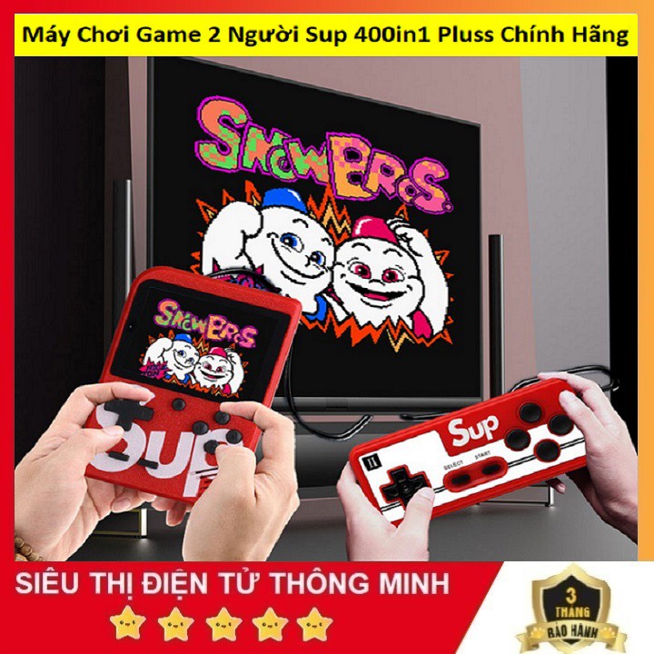 MÁY CHƠI GAME SUP BOX 400 IN 1 PLUS TẶNG 1 TAY CẦM HỖ TRỢ 2 NGƯỜI CHƠI