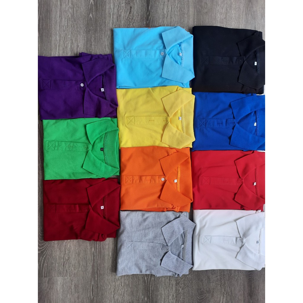 Áo thun Nam Polo cổ bẻ 100% cotton cao cấp màu xanh chuối, thoáng mát size 40kg -78kg giá sỉ tại xưởng