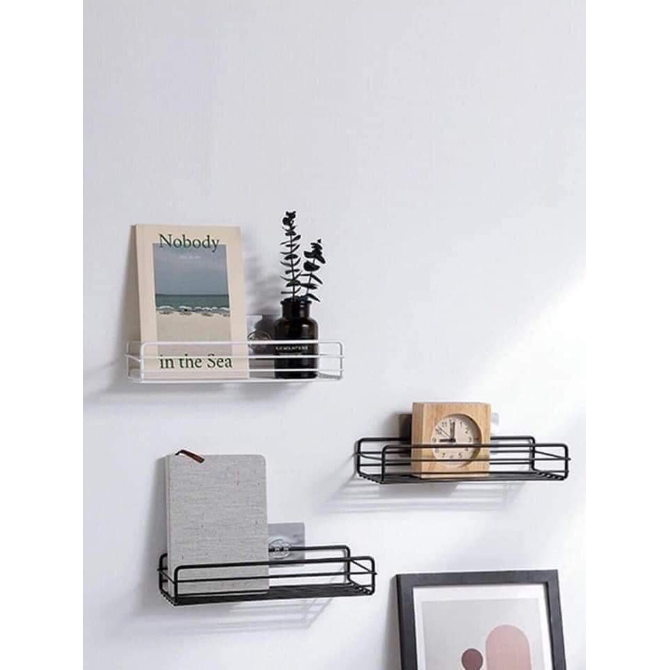 Kệ sắt dán tường đựng đồ nhà tắm nhà bếp ( TUYỂN SỈ )