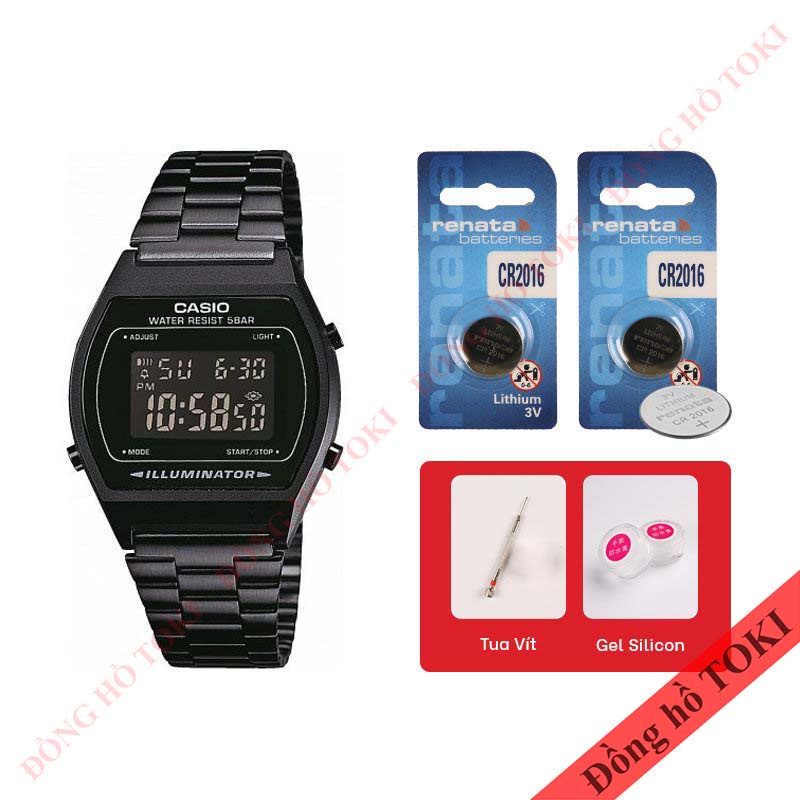 Pin thay cho đồng hồ đeo tay casio B640WC, B640WB, B640WD dây kim loại