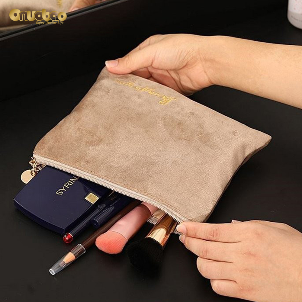 Set 4 túi đựng mỹ phẩm Onuobao chống thấm nước sức chứa lớn phong cách châu Âu cho nữ