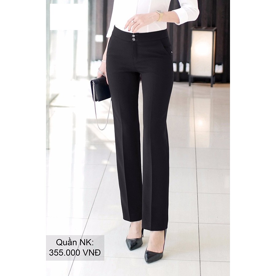 quần tay công sỡ 2 nút cực xinh QD237