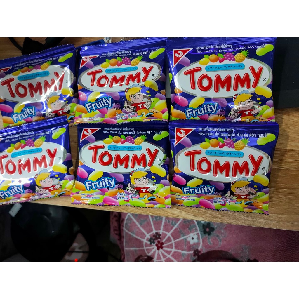 [ Ăn vặt trẻ em ] kẹo bi dẻo trái cây Tommy Fruity Thái lan