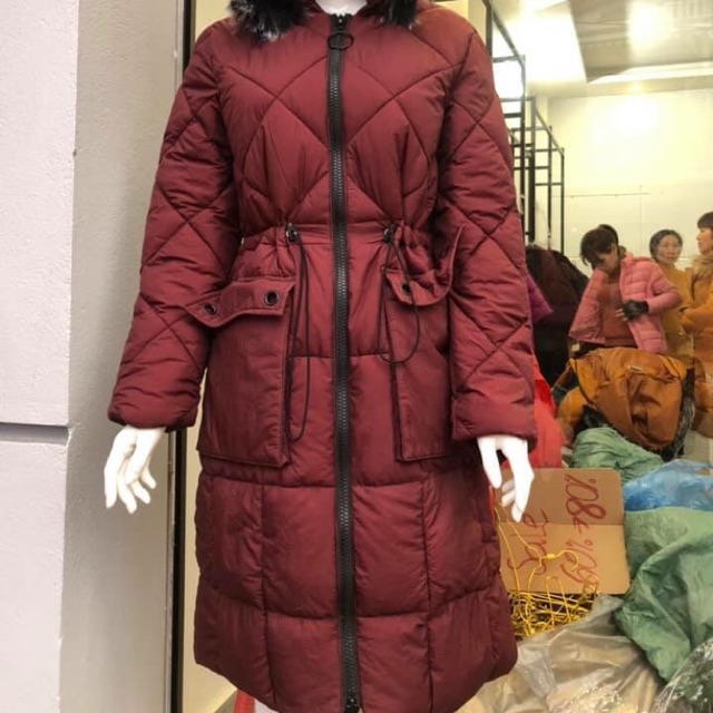 Áo phao dáng dài