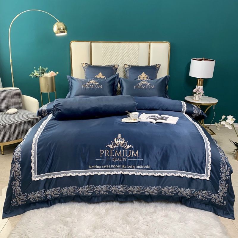 Drap lụa silk ga trần bông sẵn