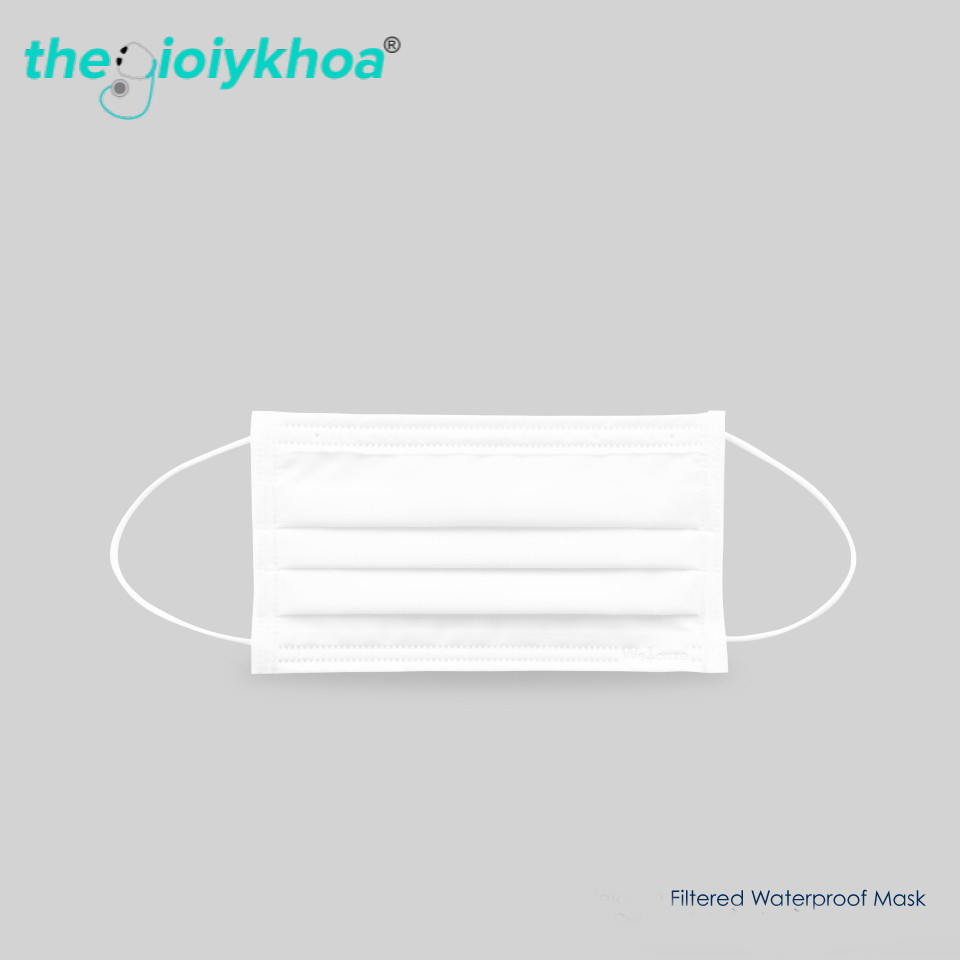 Khẩu trang y tế 4 lớp màu trắng hộp 50 cái  TGYK