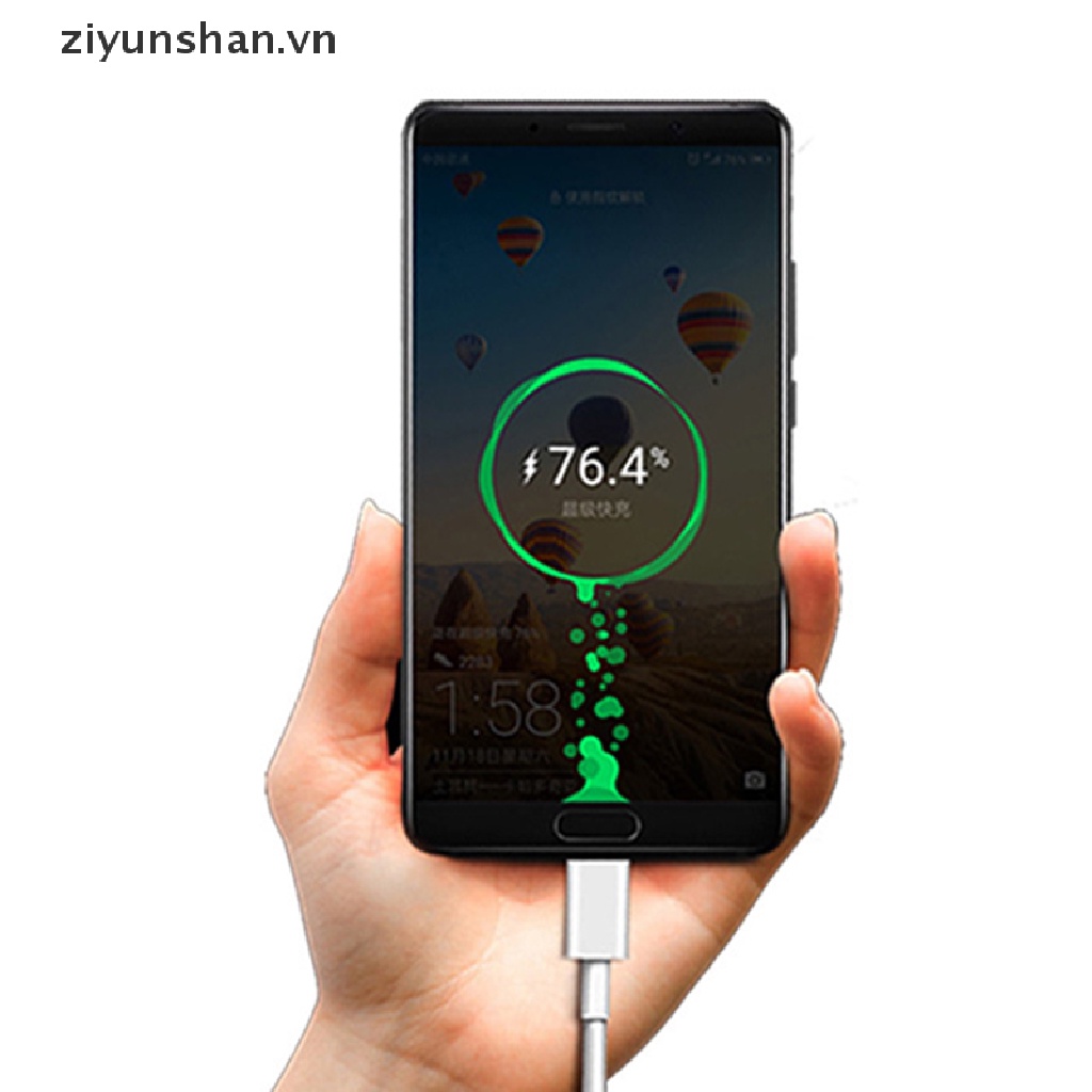 Dây Cáp Sạc ziyunshan 30cm Micro USB Type C Cho Điện Thoại huawei Android