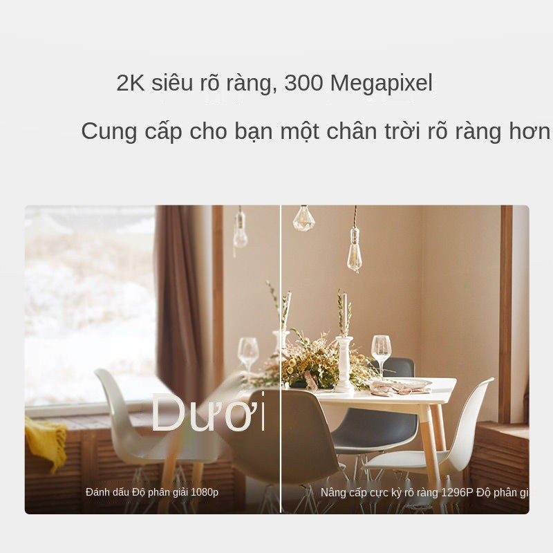 XiaoYi Smart Camera 4 PTZ xoay 360 độ từ xa quan sát ban đêm giám mạng không dây 2K HD