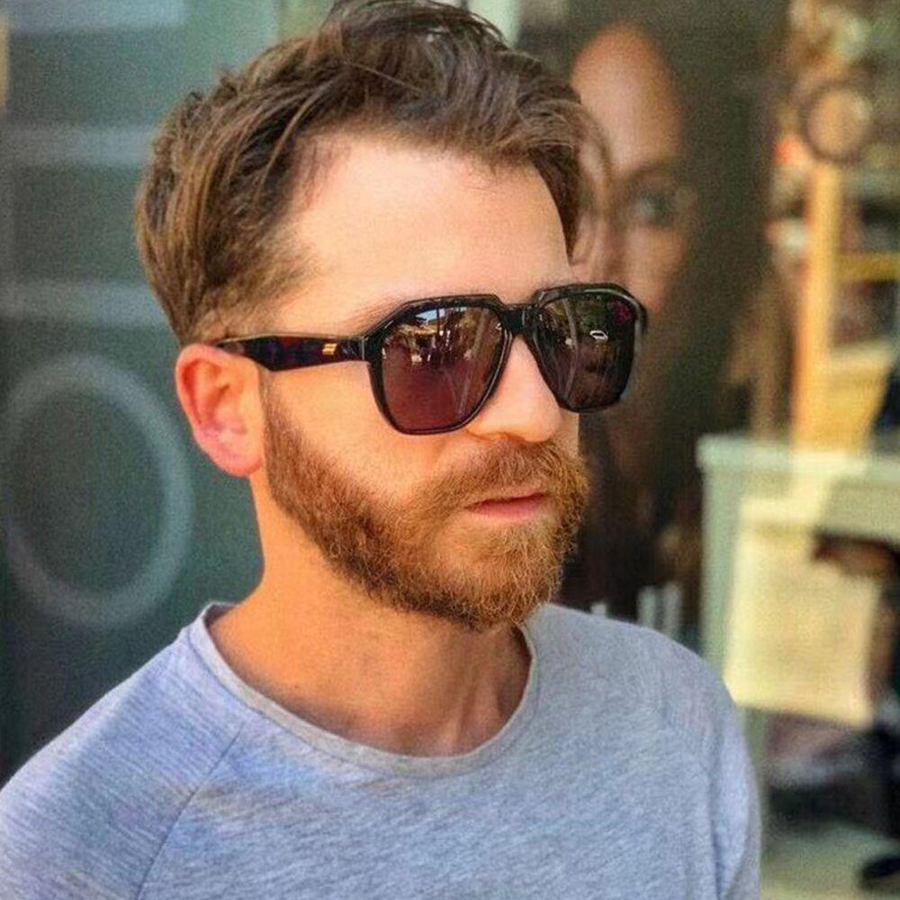 Kính Râm Chống Tia UV400 Đa Giác Họa Tiết Da Báo Thời Trang VANES1