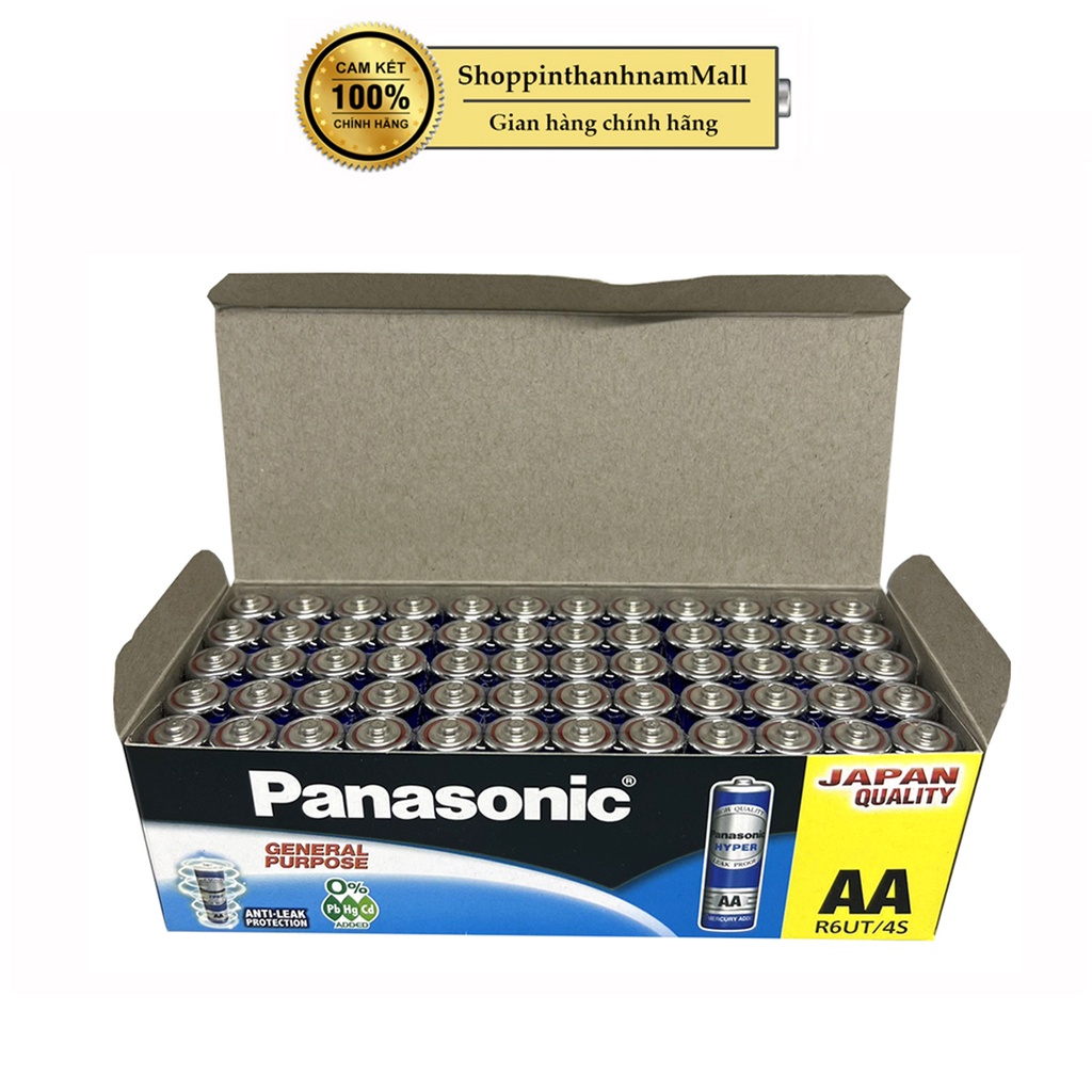 [GIÁ HUỶ DIỆT] Bộ 4 Pin AA Panasonic 1,5V Chính Hãng