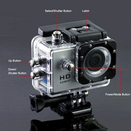 Camera hành trình A9 2.0 hd 1080p chống rung chống nước camera xe máy phượt