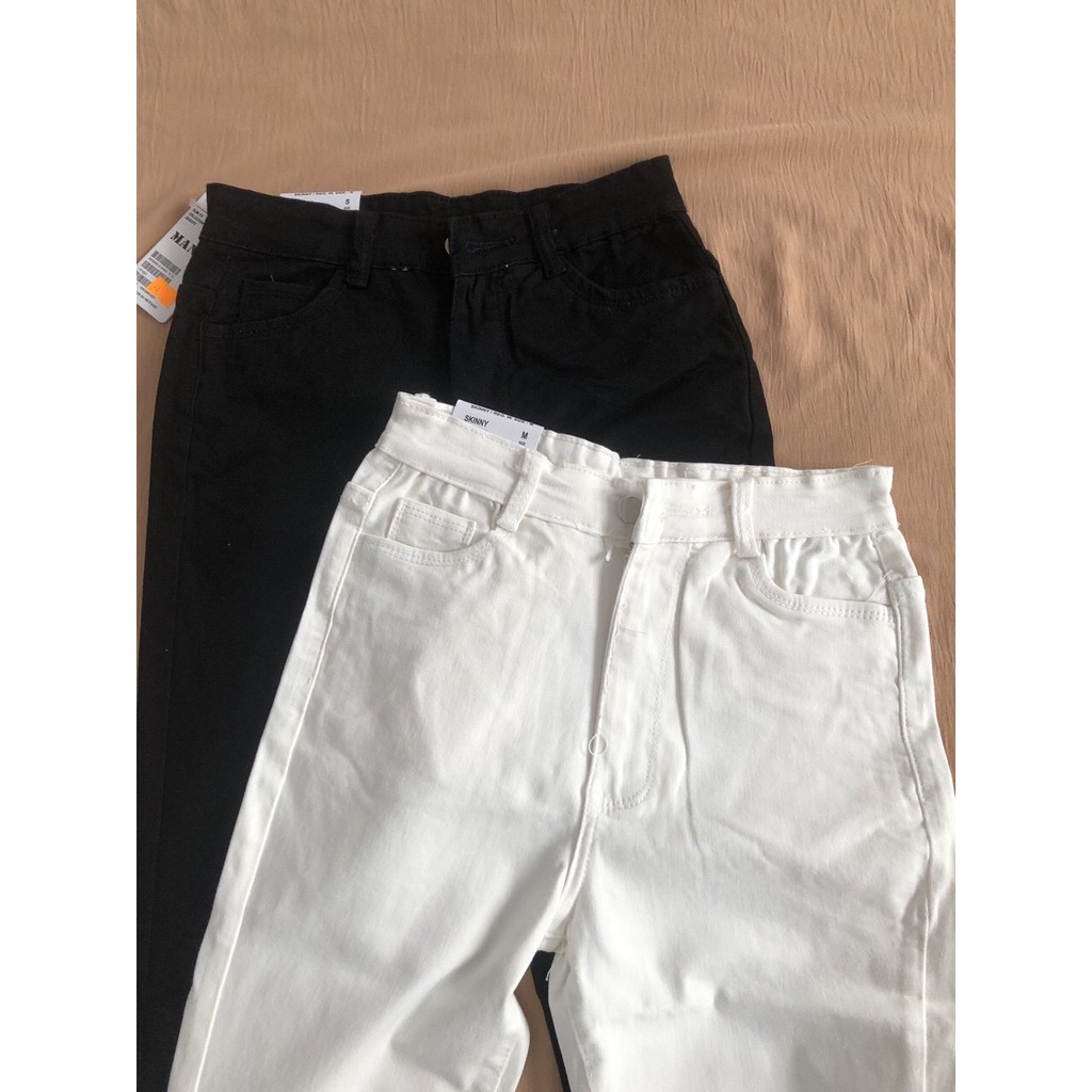 Quần jeans ống leo ngố lưng cao / Hàng mới về