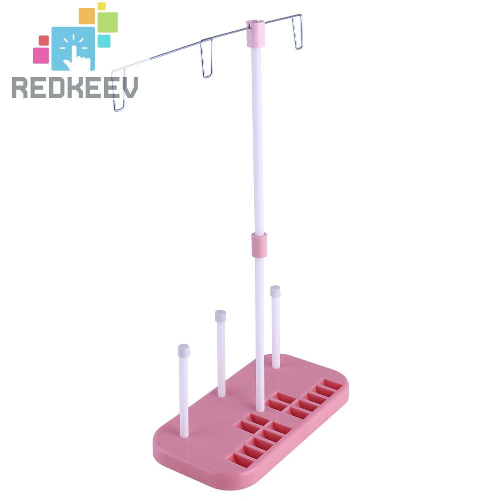 Giá Đỡ 3 Cuộn Chỉ May 1.13 Màu Hồng