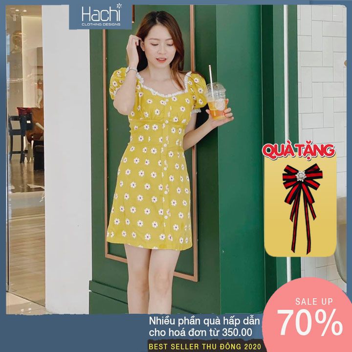 Váy hoa cúc tím hot trend ( Hàng thiết kế) | BigBuy360 - bigbuy360.vn