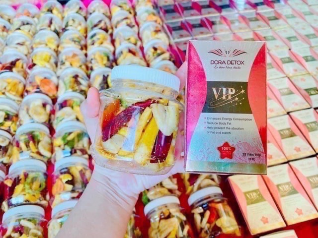 Dora Detox Vip (NẮP BẬT - CHÍNH HÃNG) (Tặng kèm cao huỷ mỡ - hàng có sẵn) | BigBuy360 - bigbuy360.vn