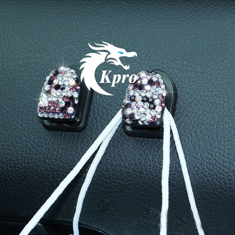 Móc dán đính đá treo đồ đa năng cho ô tô, xe hơi  - Hàng Kpro chất lượng cao