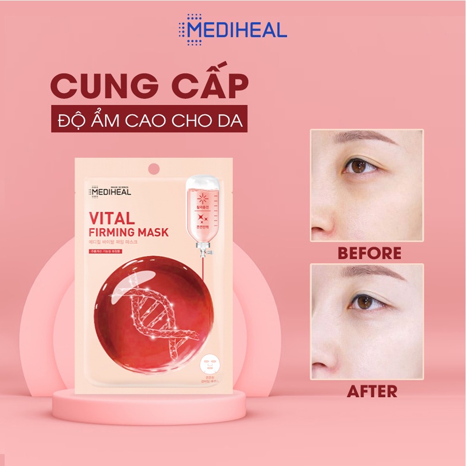 Mặt nạ Mediheal dưỡng da dịu nhẹ Vital Firming - Pure Calming - Hydra Soothing Mask 20ml