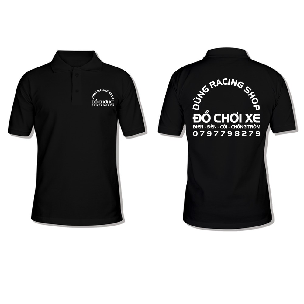 ÁO THUN POLY THÁI CỔ BẺ CÁ SẤU MẪU ĐỒNG PHỤC NHÀ HÀNG, QUÁN ĂN IN THEO YÊU CẦU