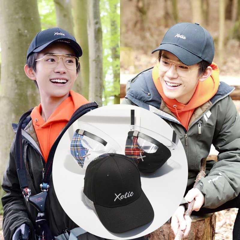 Mũ lưỡi trai in hình chữ XOTIC DỊCH DƯƠNG THIÊN TỈ TFBOYS idol thần tượng xinh xắn thời trang