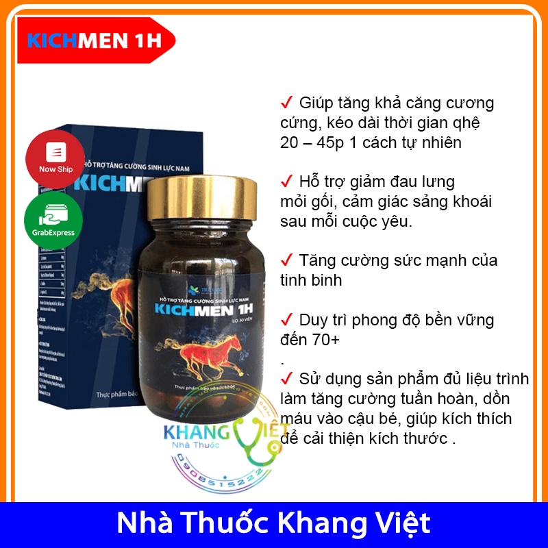 Kichmen 1h - Tăng Cường Sức Mạnh Nam Giới [Date 2023]