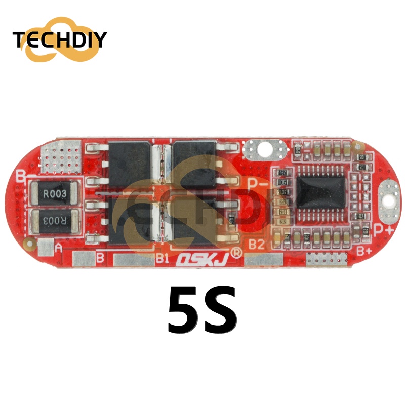 Bảng Mạch Bảo Vệ Pin Li-ion 1S 2S 10A 3S 4S 5S 25A Bms 18650 Li-ion