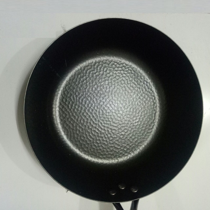 Chảo Thép Chống Dính Tay Cầm Gỗ  Size 28cm