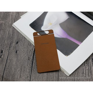 Miếng dán da samsung galaxy a80 da bò 100%