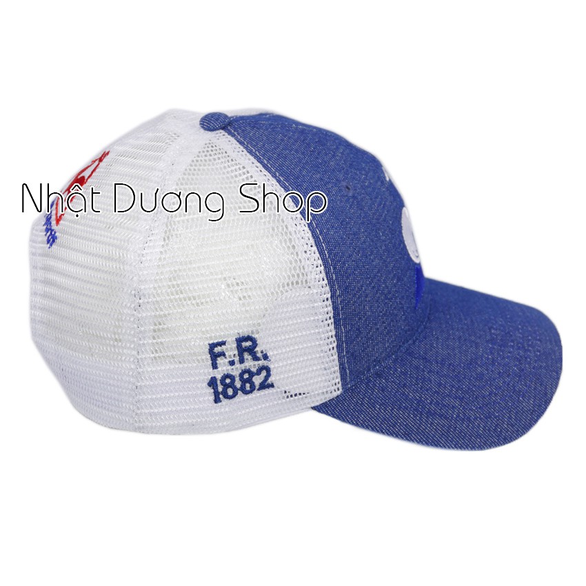 Nón kết lưới thêu hình con gà cao cấp, khóa nhựa xịn