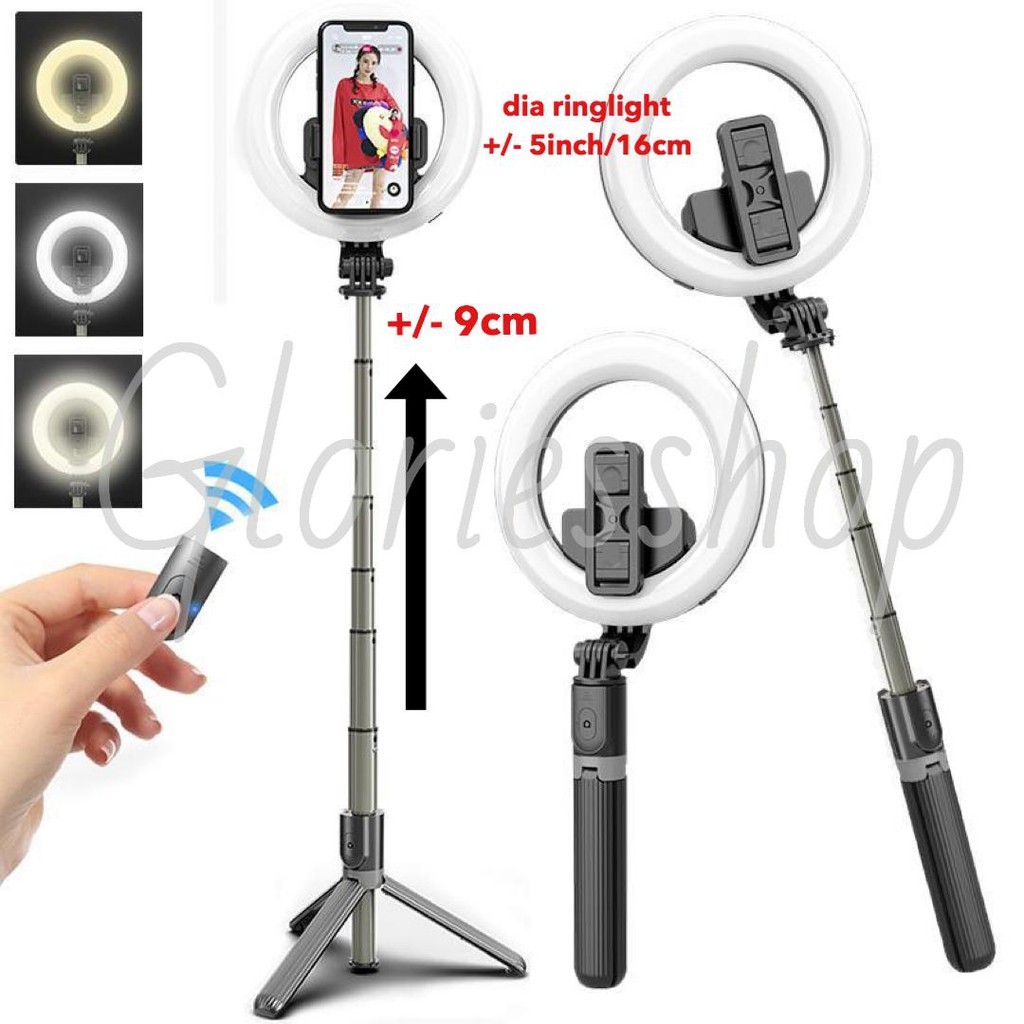 Gậy Tự Sướng Bluetooth Có Đèn LED