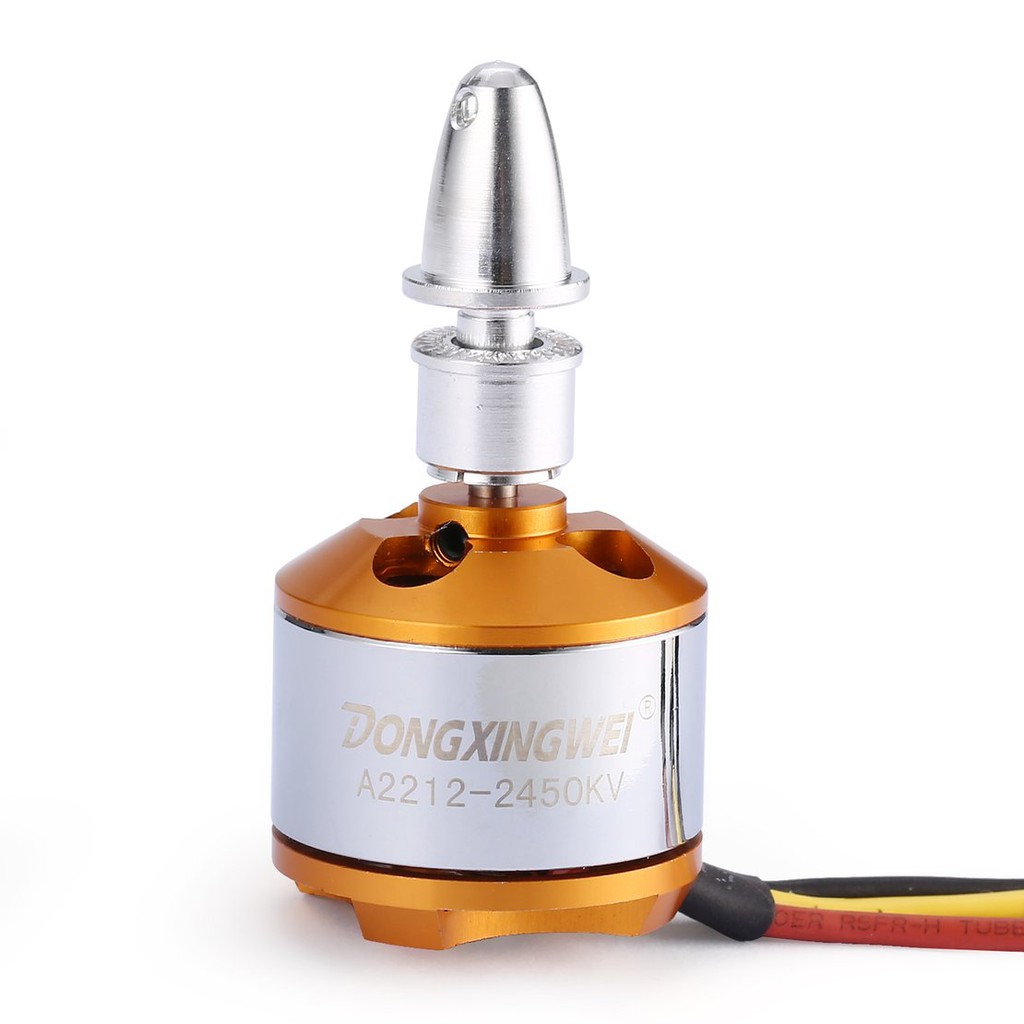 【điều khiển từ xa8/5】DXW A2212 2450KV 2-3S Outrunner Brushless Motor for RC Fixed Wing Airplane