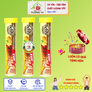 Sủi Plusssz Max Multivitamin, Zinc, Selenium - Giúp tăng sức đề kháng đề nhiên của cơ thể - Tuýp 20 viên