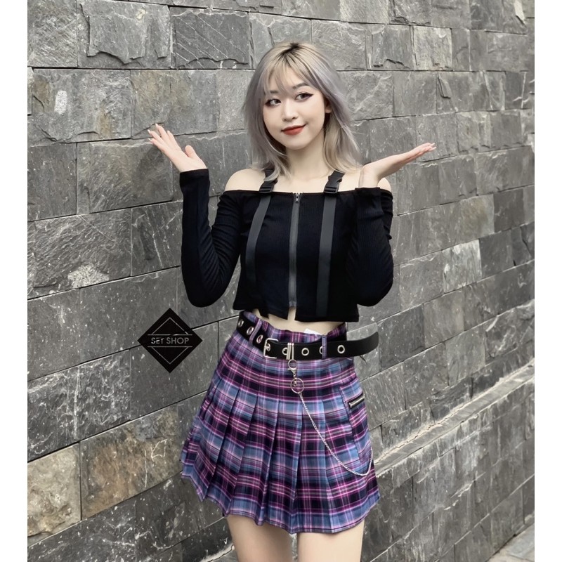 Áo trễ vai cài | BigBuy360 - bigbuy360.vn