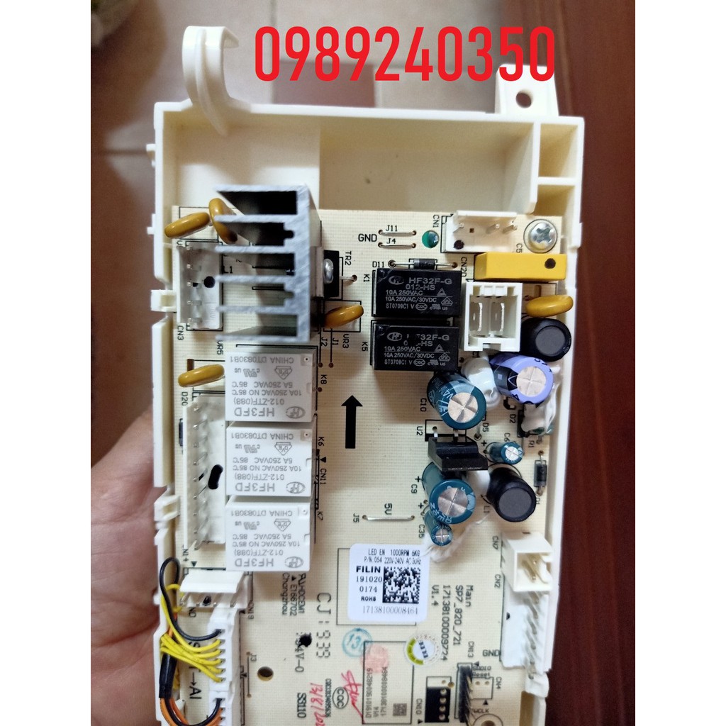 Bo mạch máy giặt Midea MFE 70-1000 loại 2 cáp chính hãng